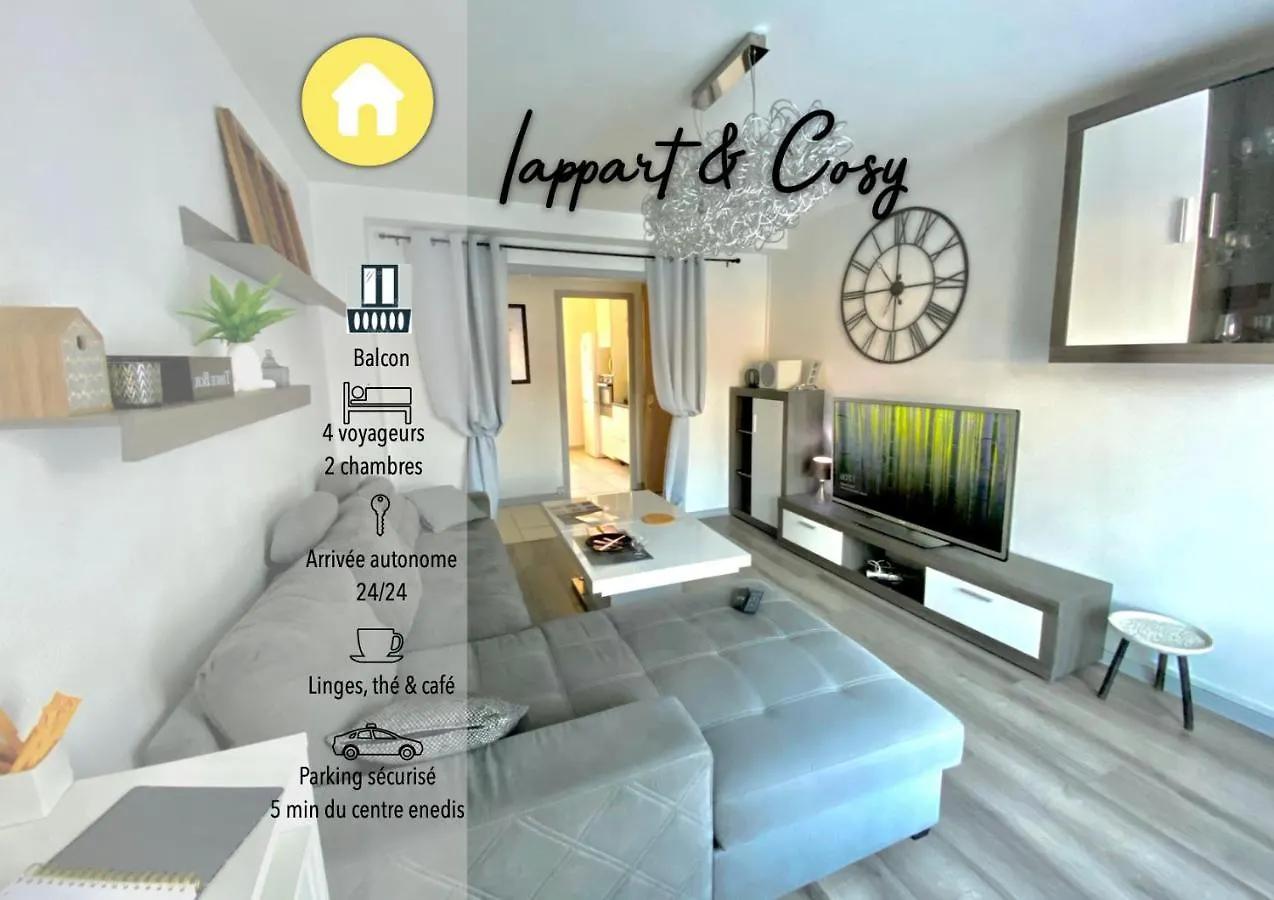 Le Cafe Charmant, Appartement Dans Immeuble Avec Parking Barriere, Balcon LʼArbresle
